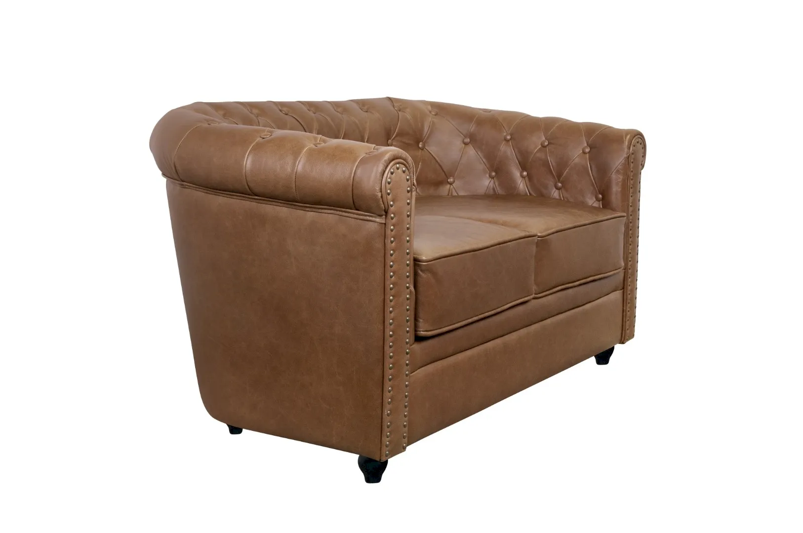 купить Кожаный диван лофт Karo Brown leather 2S в Москве купить Кожаный диван лофт Karo Brown leather 2S