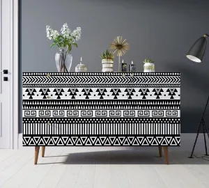 купить Комод "Бербер (Berber)" с двумя дверками и ящиками принт 19 арт BB17/Print_19
