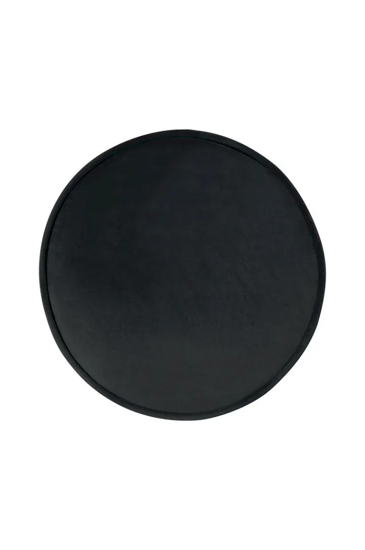 Пуф Pearl Adorn Black на черных ножках в интернет-магазине в Москве Пуф Pearl Adorn Black на черных ножках в интернет-магазине