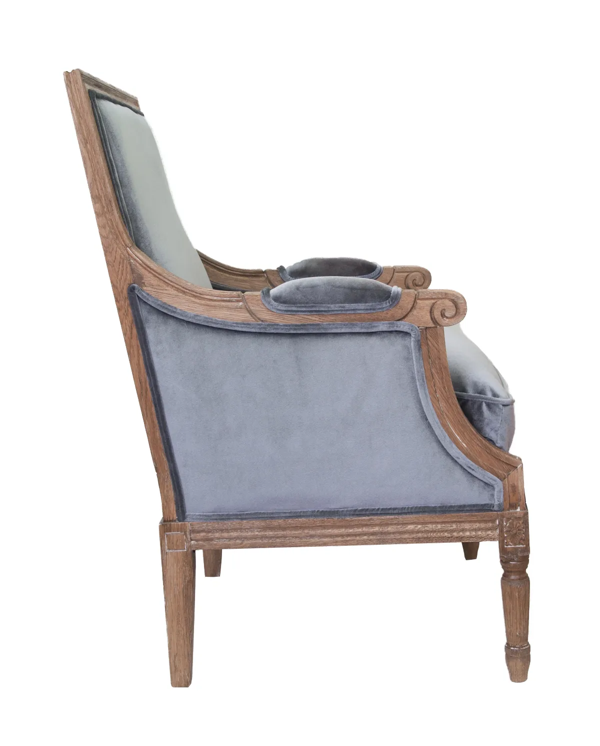 купить Классическое кресло Coolman Grey Velvet в Москве купить Классическое кресло Coolman Grey Velvet