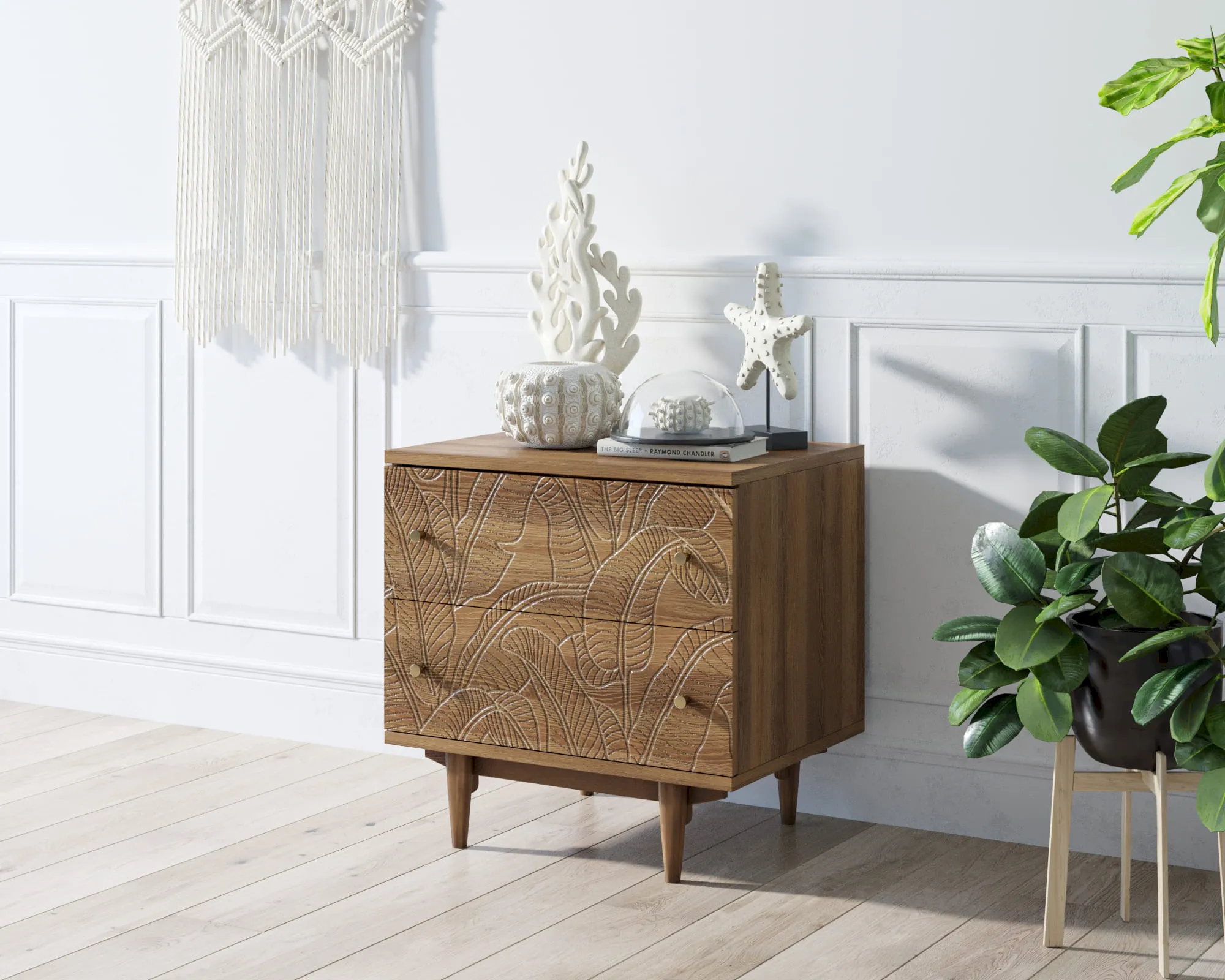 заказать Комод "Boho" 2 ящика джангл арт BH06 в Москве заказать Комод "Boho" 2 ящика джангл арт BH06