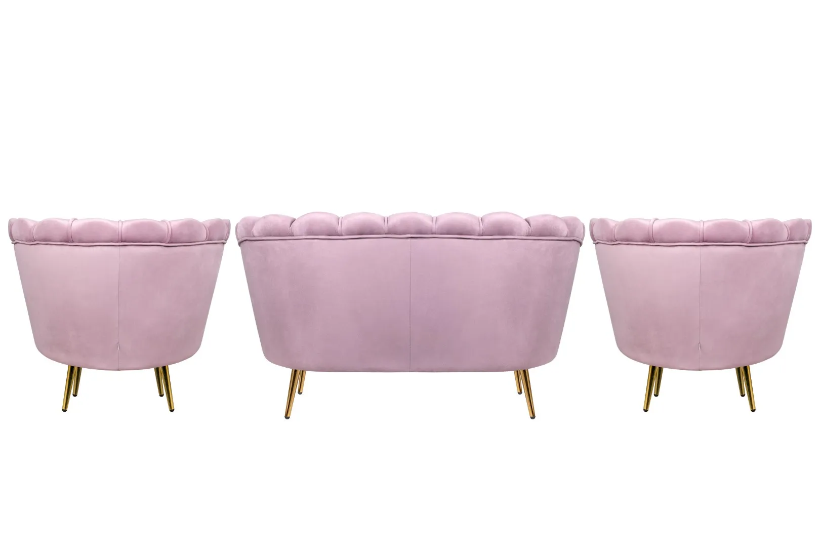 заказать Комплект кресел и дивана ракушка Pearl Double Pink