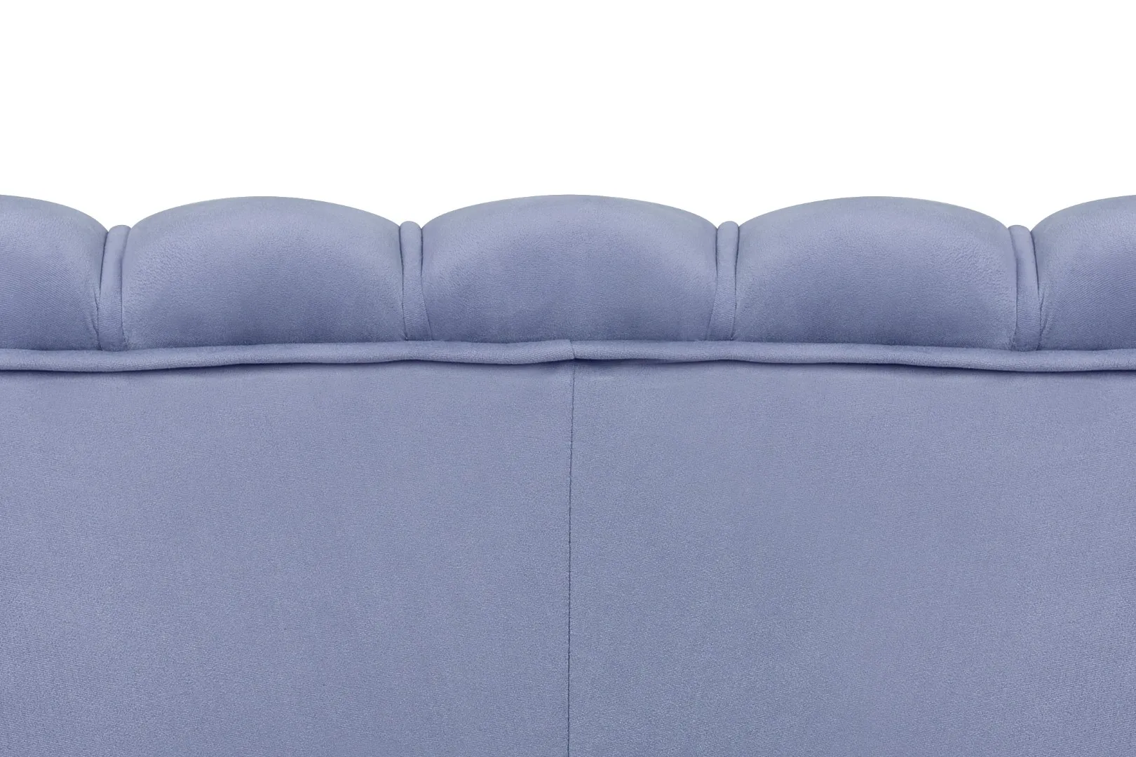 Диван ракушка Pearl Double Blue на черных ножках в интерьере в Москве Диван ракушка Pearl Double Blue на черных ножках в интерьере