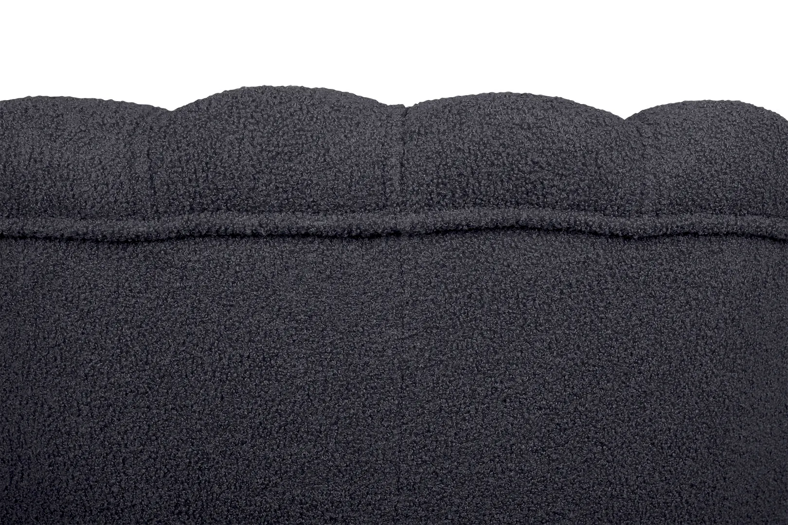 фото Низкое кресло ракушка Pearl Black Boucle в Москве фото Низкое кресло ракушка Pearl Black Boucle