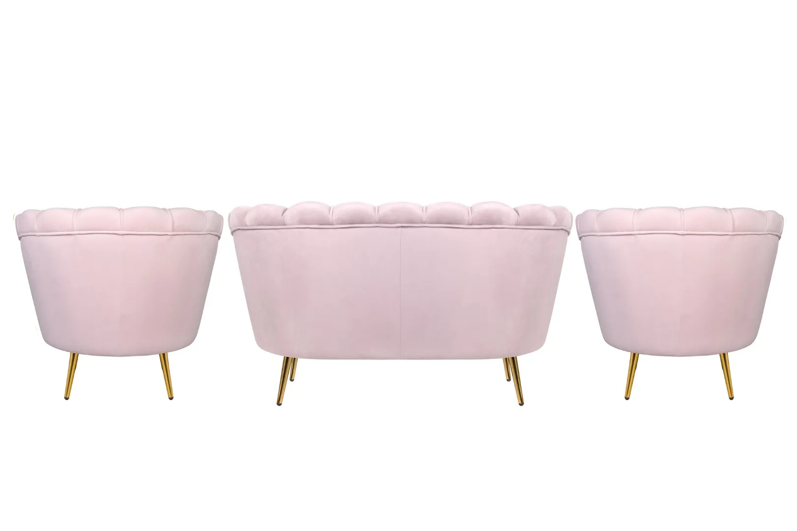 заказать Комплект кресел и дивана ракушка Pearl Double Pink V2 в Москве заказать Комплект кресел и дивана ракушка Pearl Double Pink V2