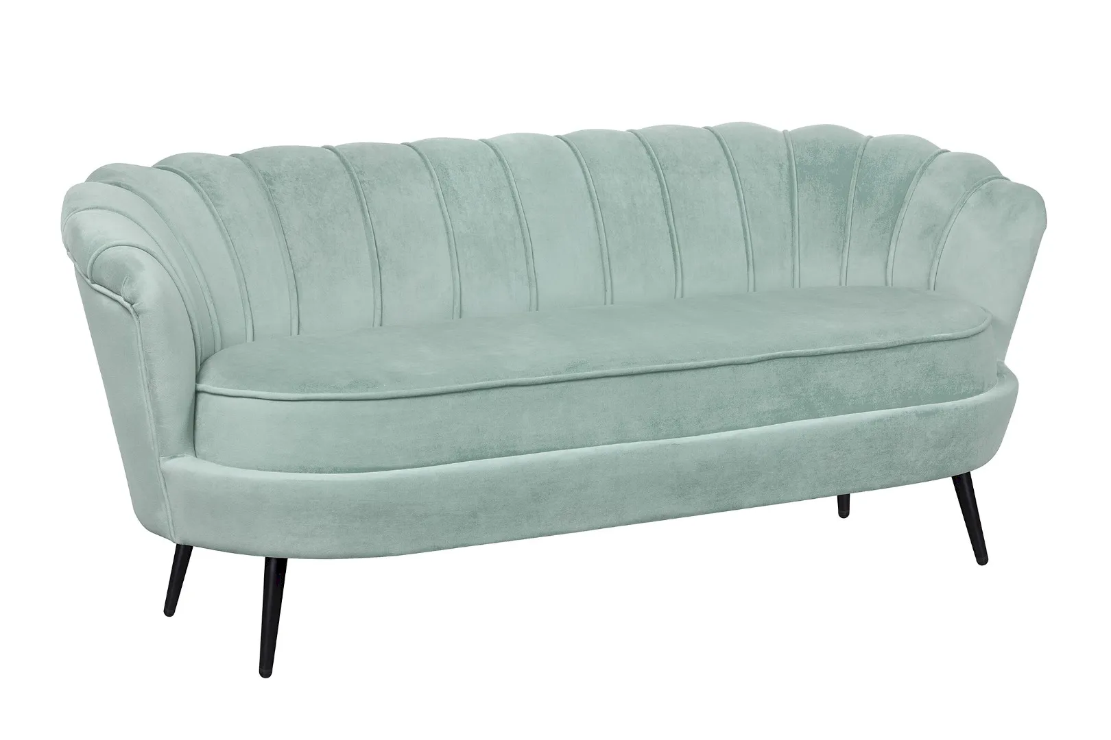 купить Диван ракушка для гостиниц Pearl Triple Green на черных ножках в Москве купить Диван ракушка для гостиниц Pearl Triple Green на черных ножках