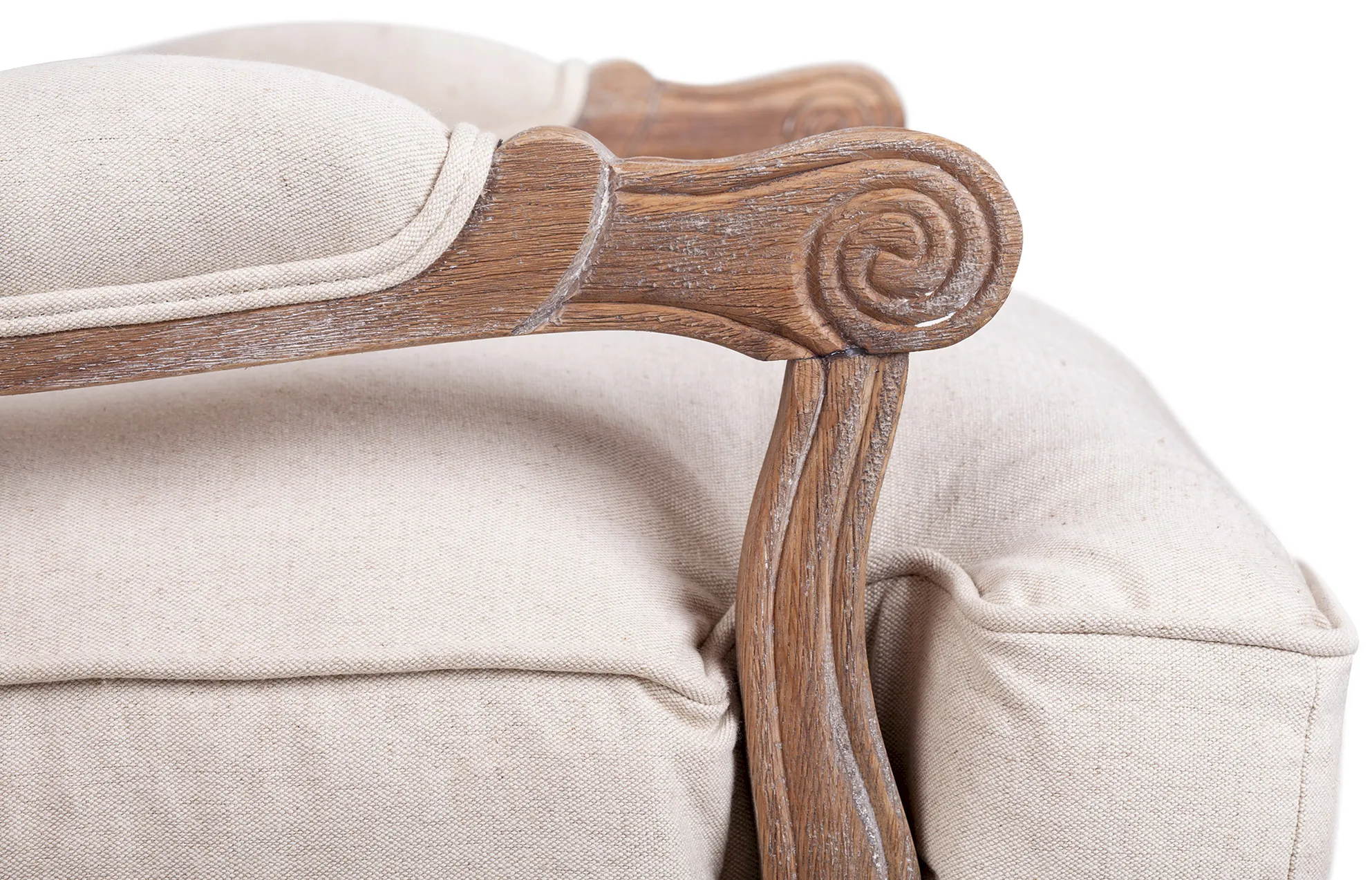 фото Мягкое полукресло с подлокотниками Niro Rattan Beige в Москве фото Мягкое полукресло с подлокотниками Niro Rattan Beige