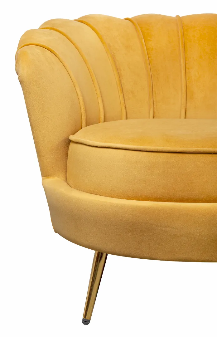 фото Дизайнерский диван Pearl Triple Yellow в Москве фото Дизайнерский диван Pearl Triple Yellow