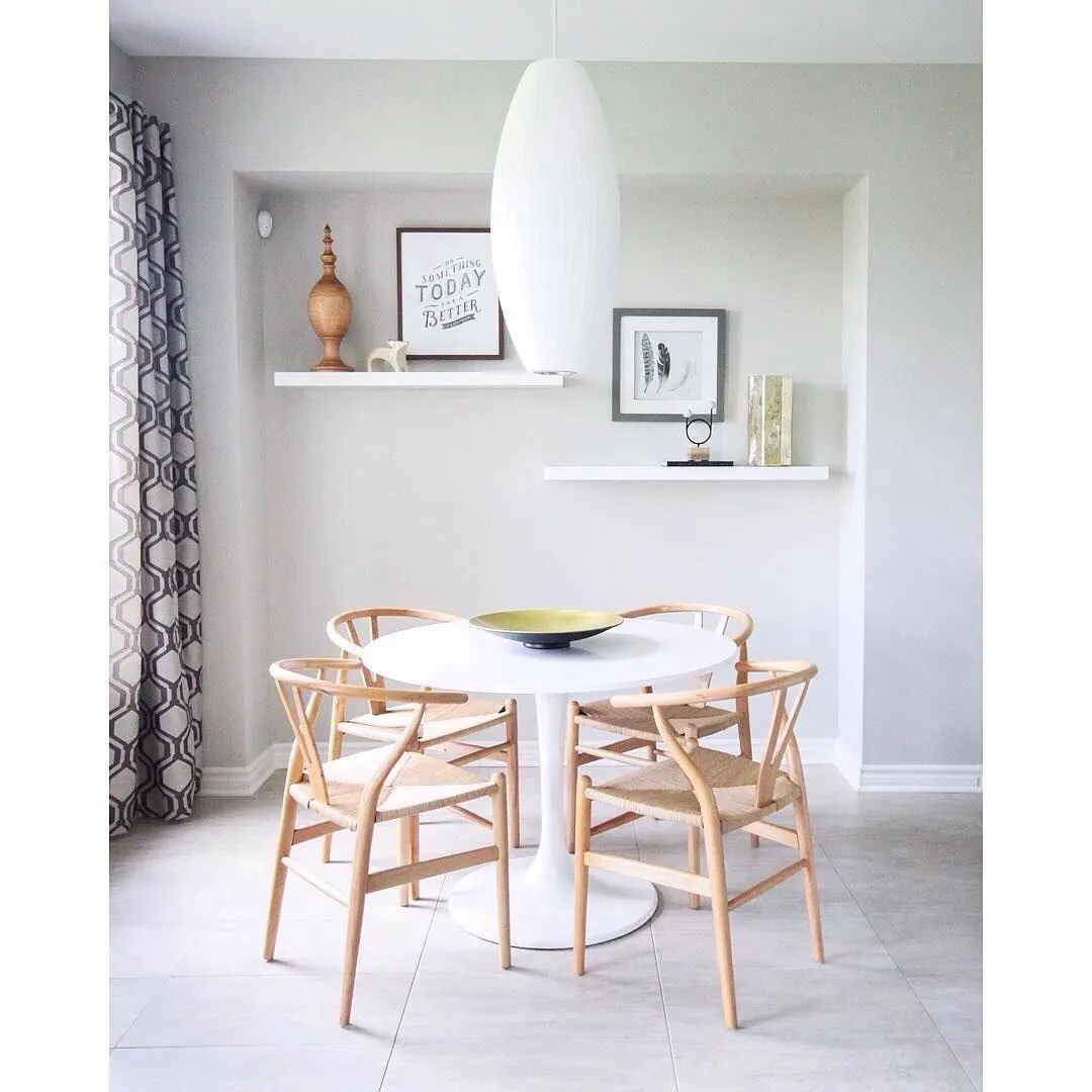фото Стул Wishbone Classic в интерьере в Москве фото Стул Wishbone Classic в интерьере