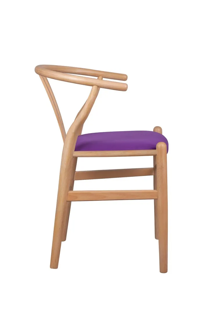 заказать Стул ретро Wishbone Purple V2 в Москве заказать Стул ретро Wishbone Purple V2