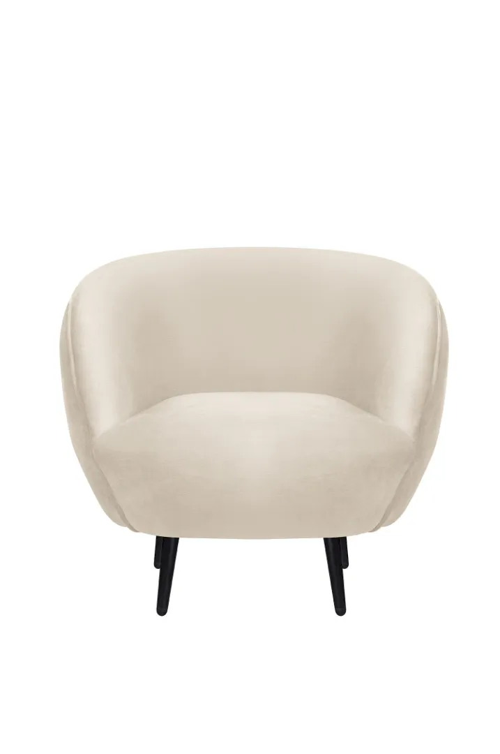 купить Мягкое кресло Small Benee Beige на черных ножках в Москве купить Мягкое кресло Small Benee Beige на черных ножках