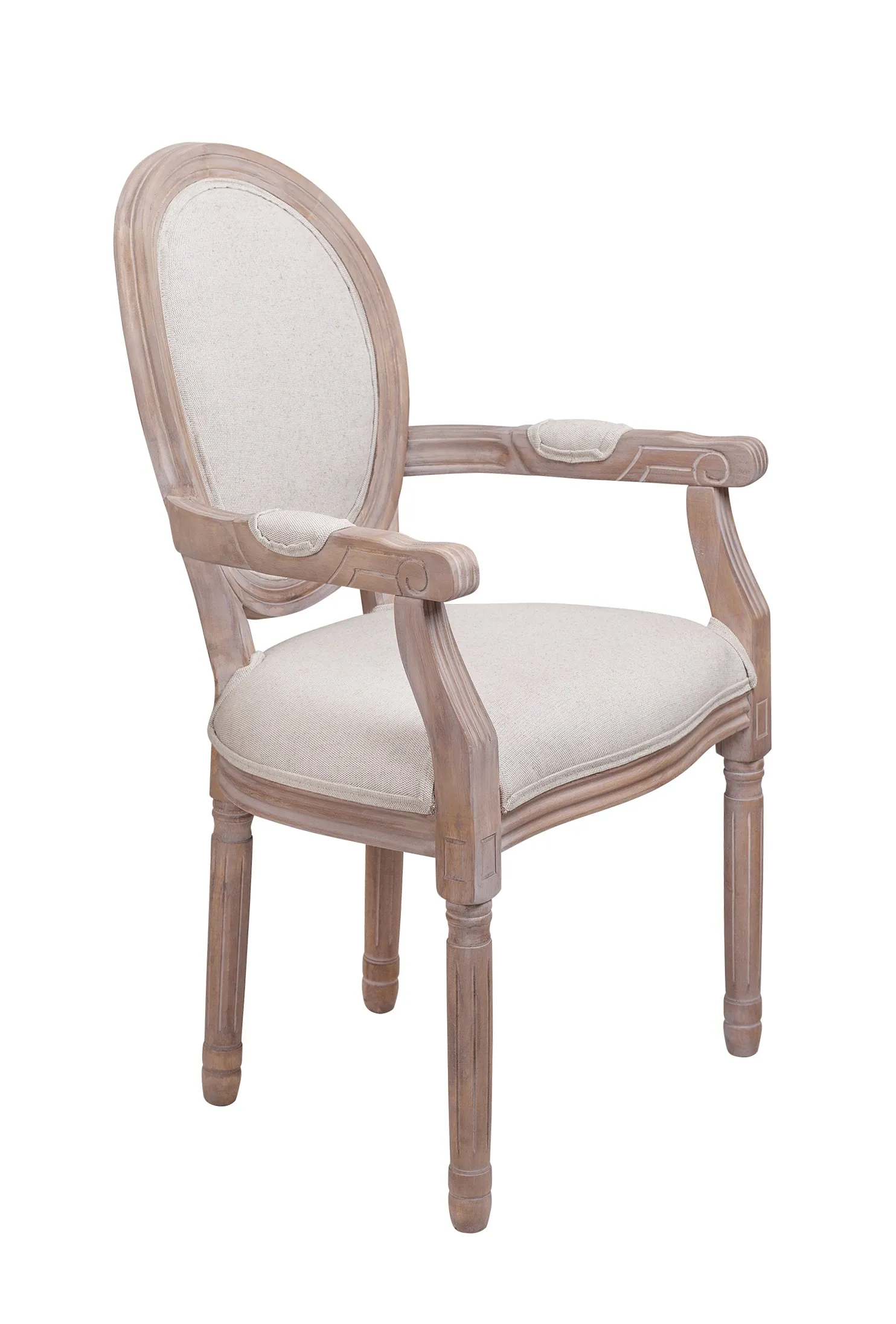 купить Мягкий стул с подлокотниками Volker Arm Beige V2 в Москве купить Мягкий стул с подлокотниками Volker Arm Beige V2