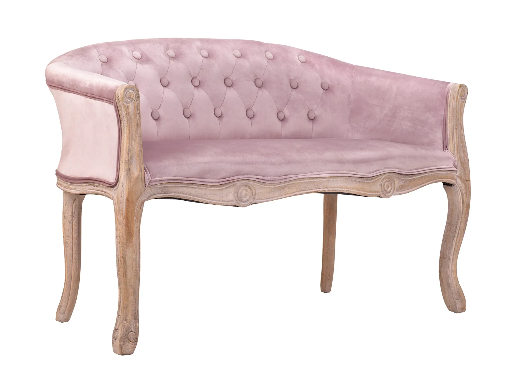 купить Двухместный дизайнерский диван Kandy Double Pink Velvet в Москве купить Двухместный дизайнерский диван Kandy Double Pink Velvet