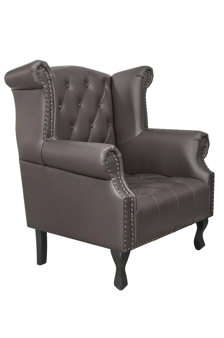 купить Каминное кожаное кресло Royal Brown V2 в Москве купить Каминное кожаное кресло Royal Brown V2