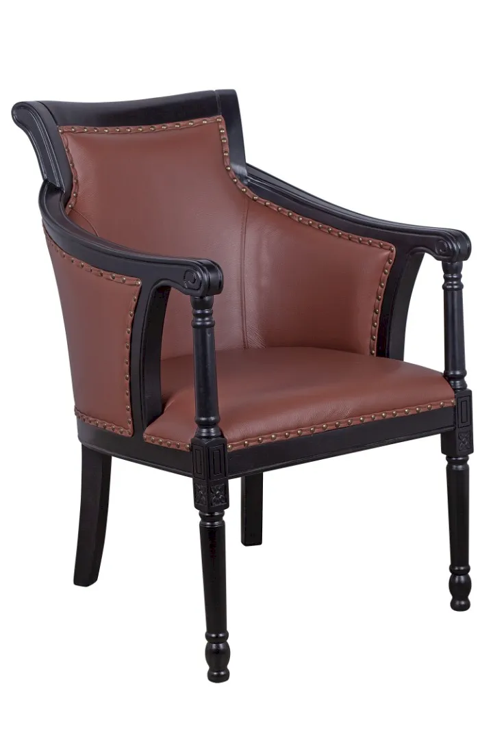 купить Кресло Valene Brown Leather в Москве купить Кресло Valene Brown Leather