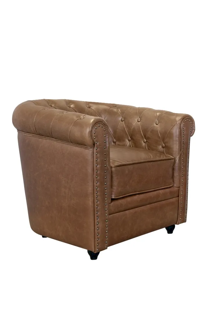купить Кожаное кресло Karo Brown leather в Москве купить Кожаное кресло Karo Brown leather