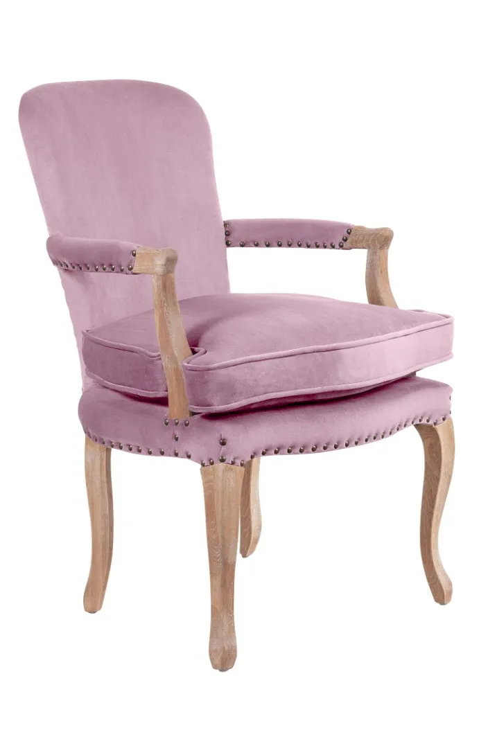 купить Мягкое полукресло с подлокотниками Anver Oak Pink в Москве купить Мягкое полукресло с подлокотниками Anver Oak Pink