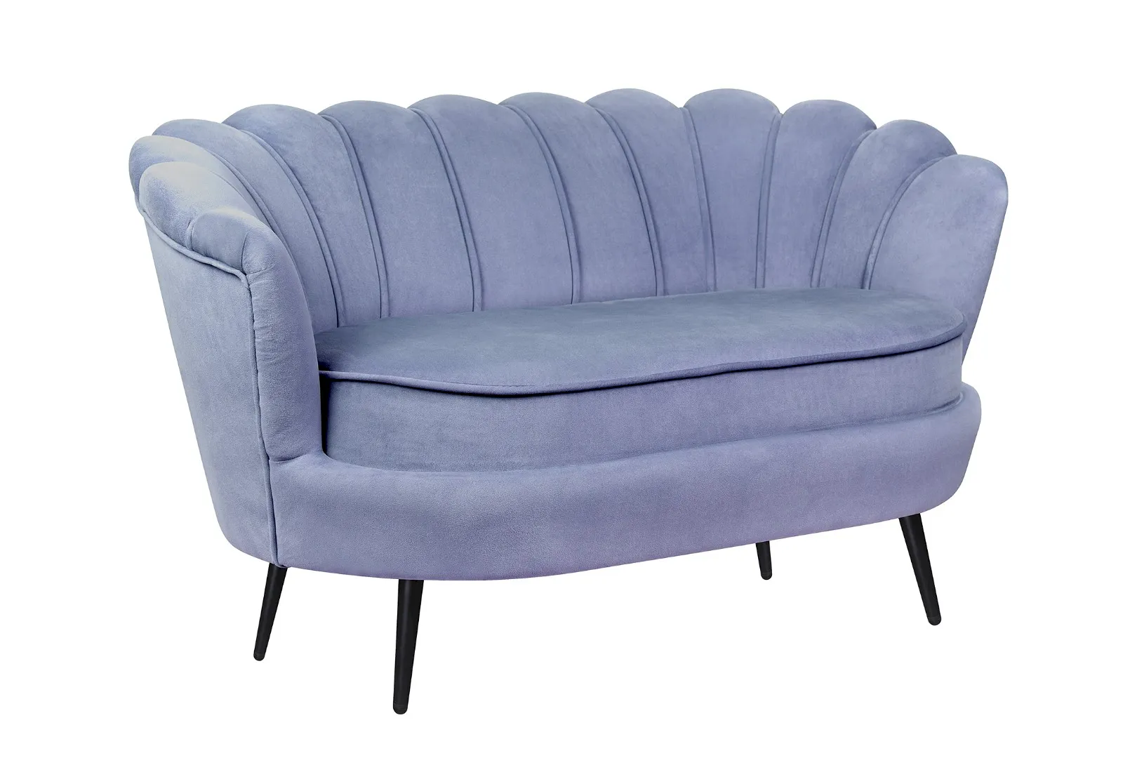купить Диван ракушка Pearl Double Blue на черных ножках в Москве купить Диван ракушка Pearl Double Blue на черных ножках в Москве