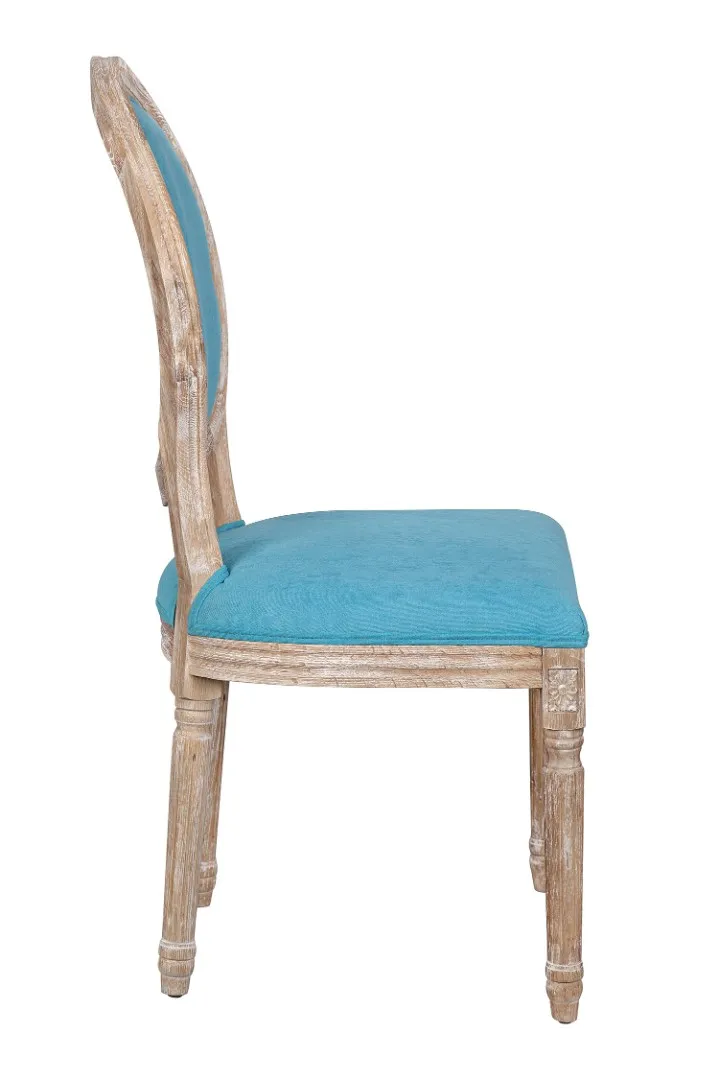 заказать Стул с круглой спинкой Volker Oak Light Blue в Москве заказать Стул с круглой спинкой Volker Oak Light Blue