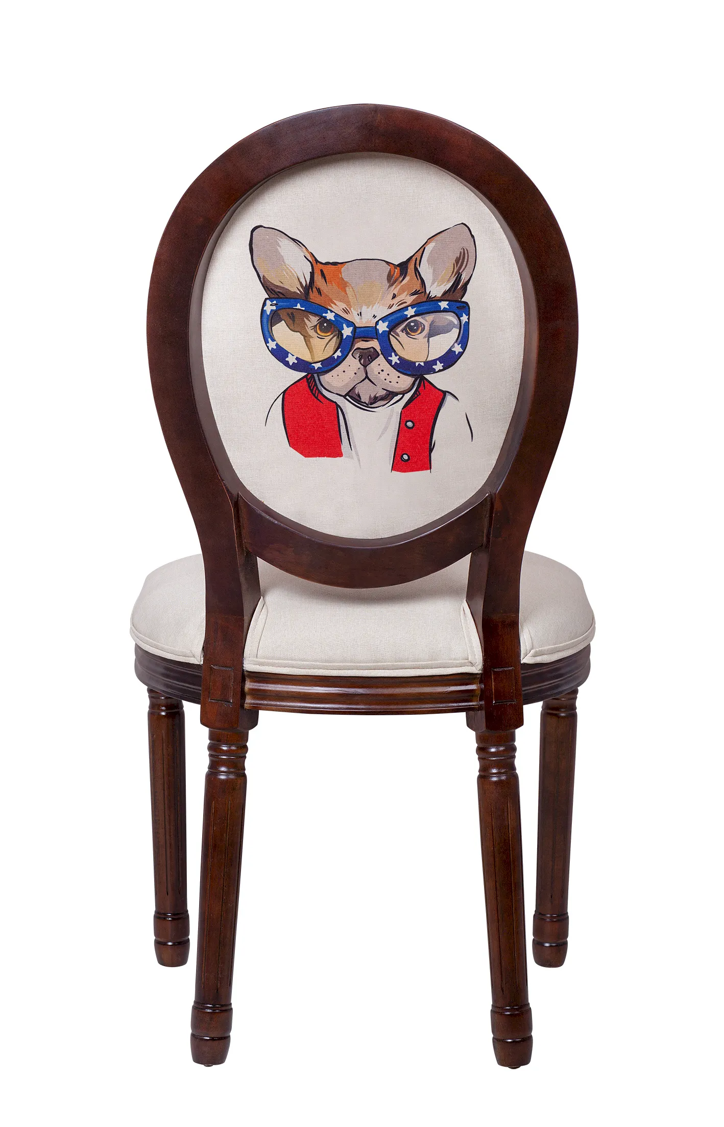 Стул Volker Bulldog Print в интернет-магазине в Москве Стул Volker Bulldog Print в интернет-магазине