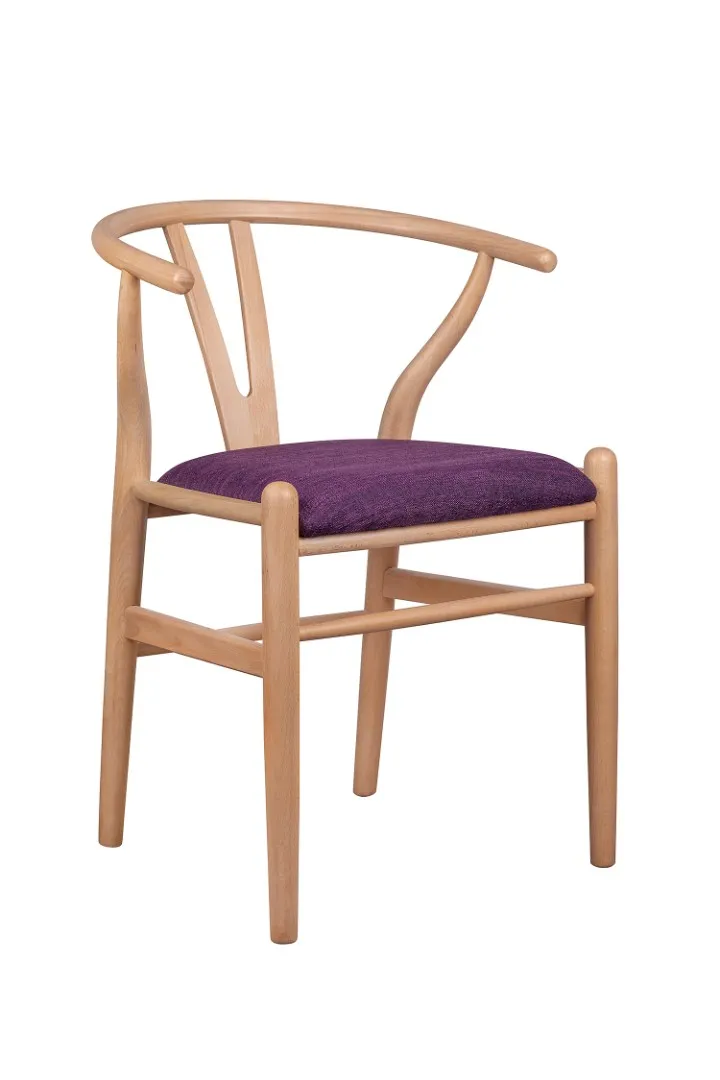 купить Стул ретро Wishbone Purple