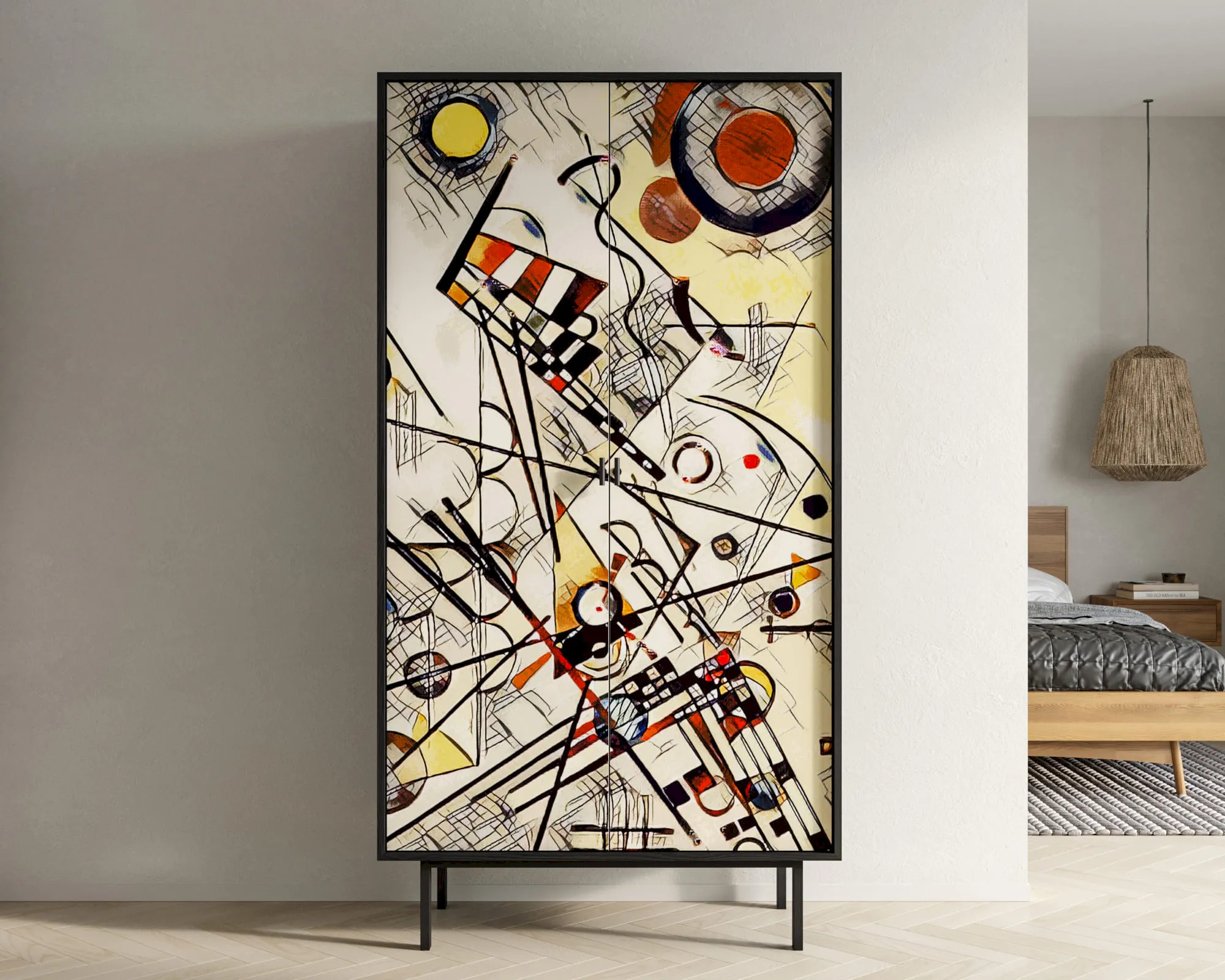 Шкаф двухдверный "Эмерсон (Emerson)" by Kandinsky арт EM091/Print_01 в интернет-магазине в Москве Шкаф двухдверный "Эмерсон (Emerson)" by Kandinsky арт EM091/Print_01 в интернет-магазине