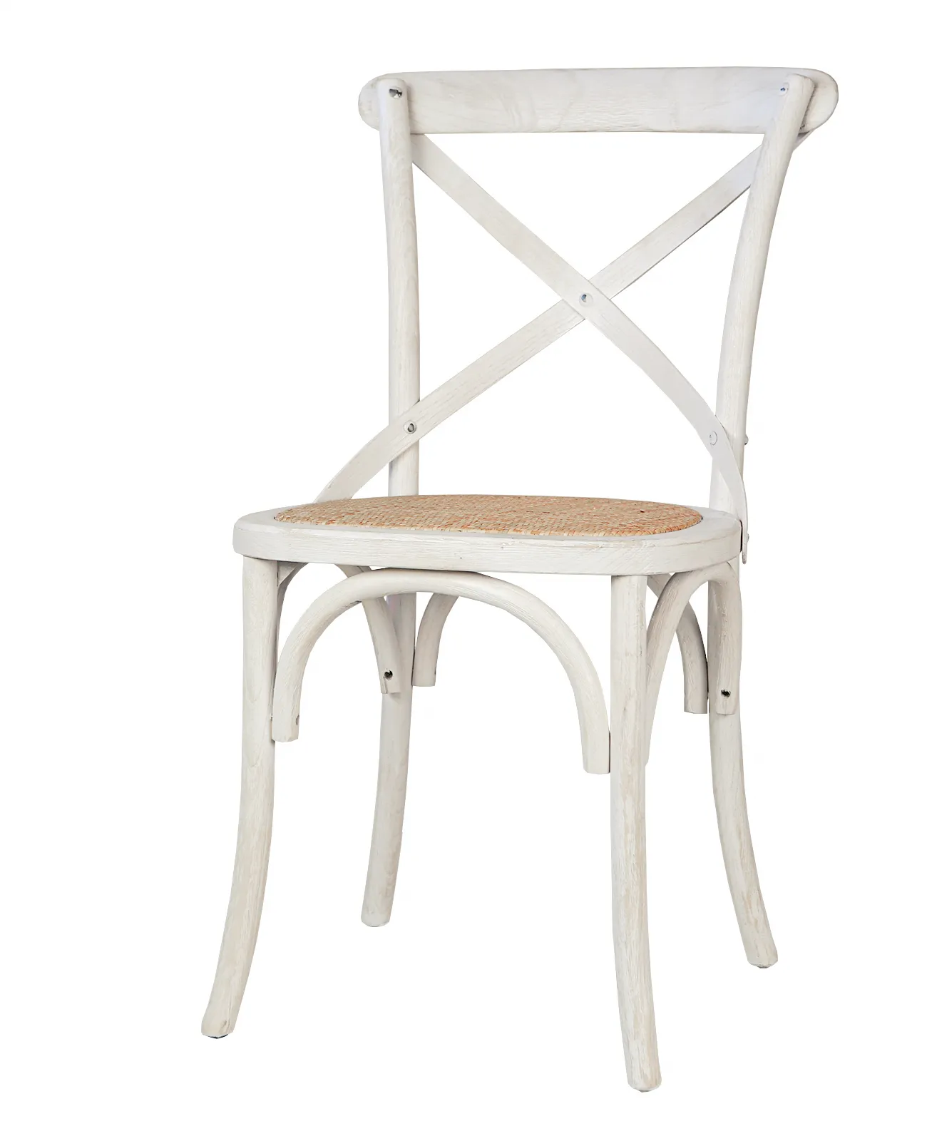 купить Стул ретро Cross Back White Brush в Москве купить Стул ретро Cross Back White Brush