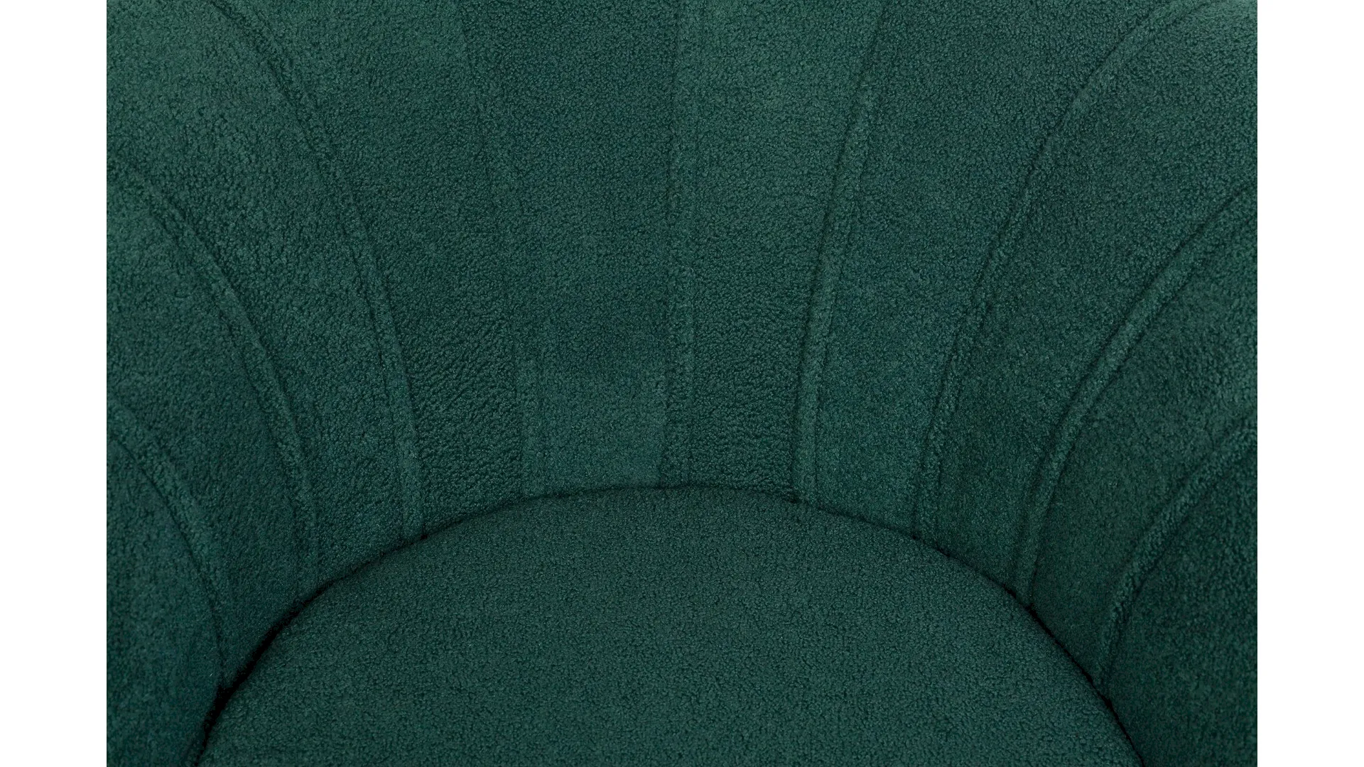 Низкое кресло ракушка Pearl зеленый Boucle на черных ножках в интерьере в Москве Низкое кресло ракушка Pearl зеленый Boucle на черных ножках в интерьере