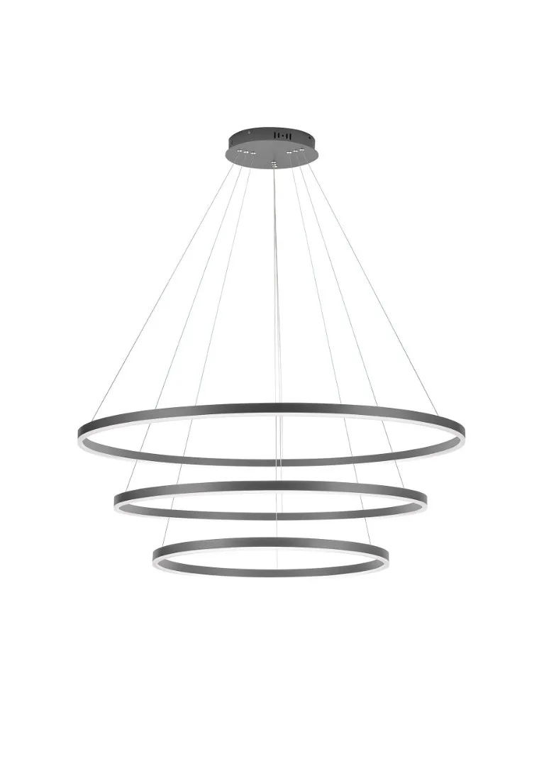 Люстра Orblaze 3 rings 600 black в интерьере в Москве Люстра Orblaze 3 rings 600 black в интерьере