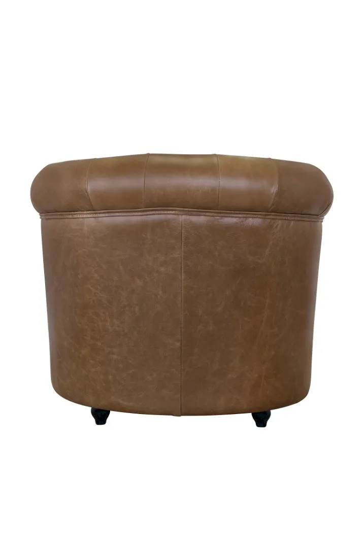 Кожаное кресло Karo Brown leather в интернет-магазине в Москве Кожаное кресло Karo Brown leather в интернет-магазине