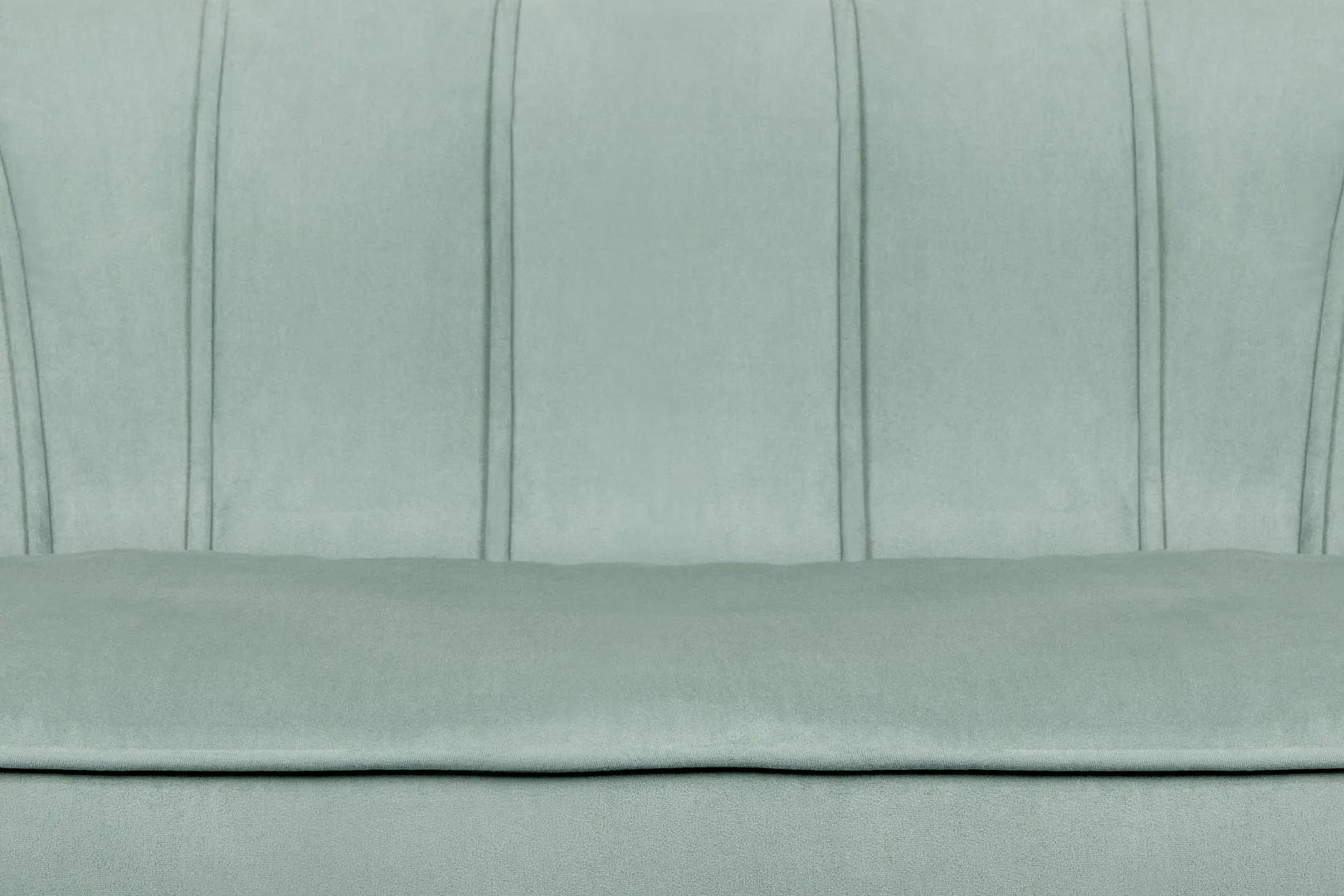 фото Диван ракушка Pearl Double Green на черных ножках