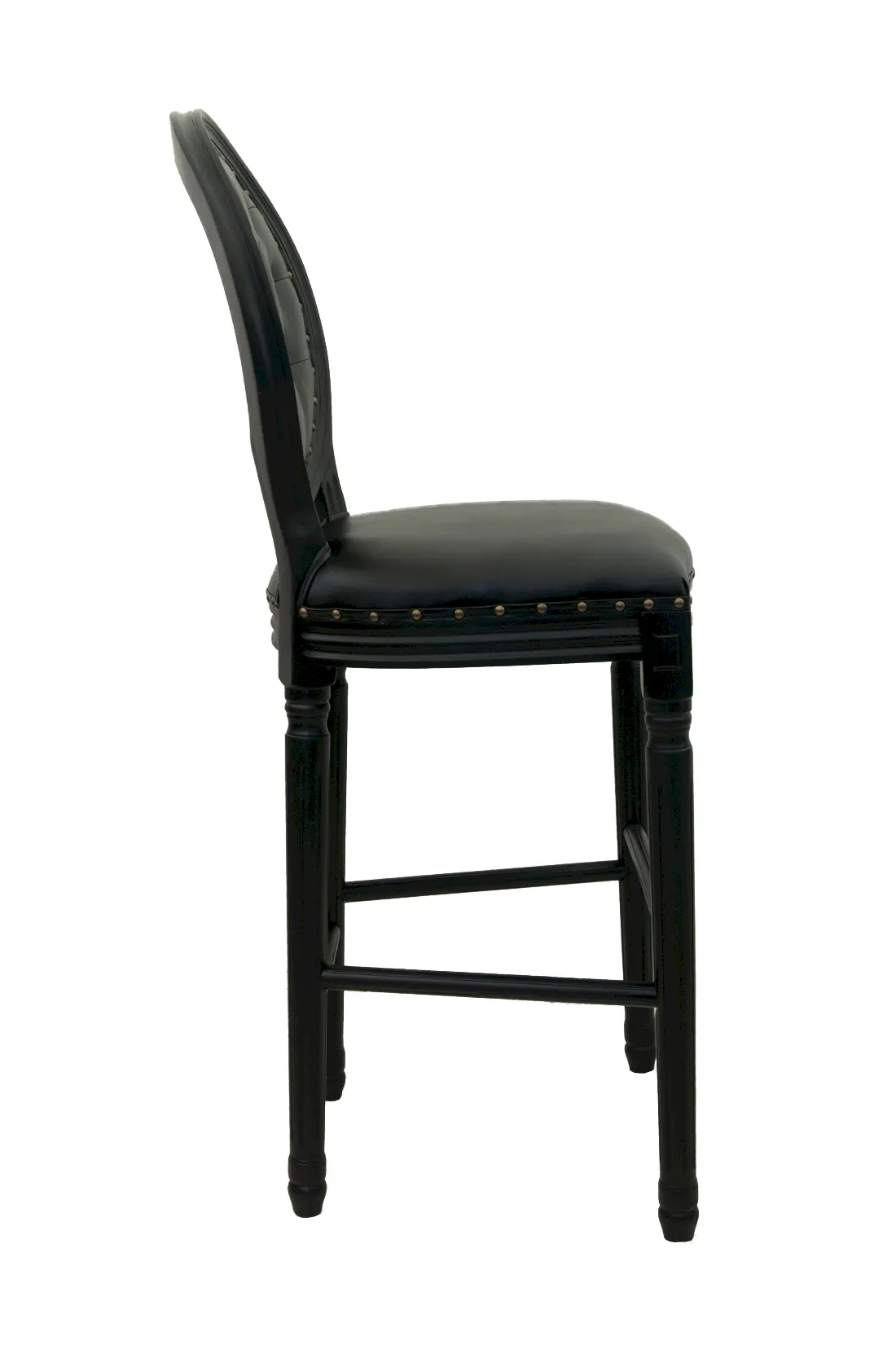 купить Дизайнерский барный стул Filon Button Black