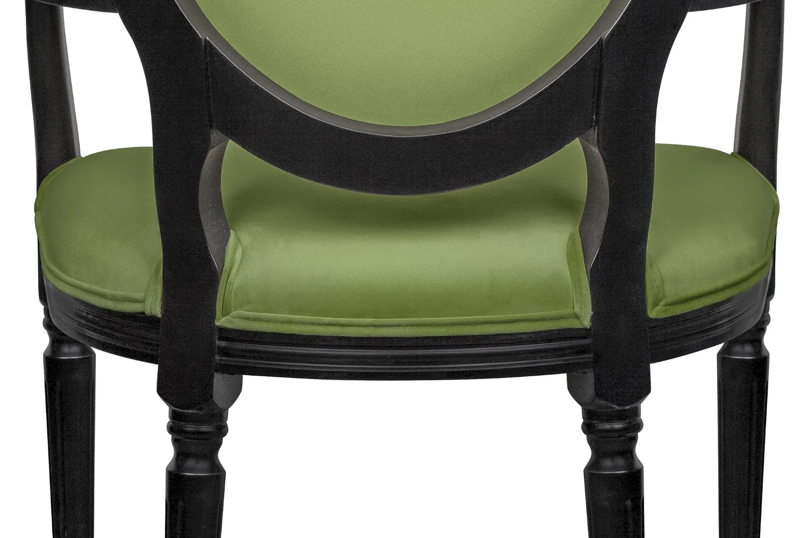 фото Мягкий стул с подлокотниками Delo Kora Arm Green в интерьере