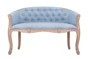 купить Дизайнерский двухместный диван Kandy Double Light Blue в интернет-магазине