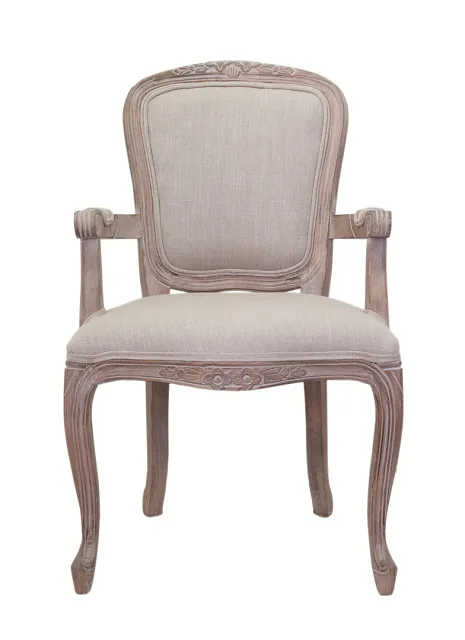 Мягкий стул с подлокотниками Gran Arm Beige в Москве