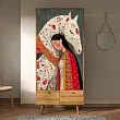 Шкаф двухстворчатый "Бербер (Berber) Арт "Девушка и конь" арт BB16/Art13 №0