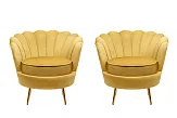 Комплект кресел ракушка Pearl Yellow №0