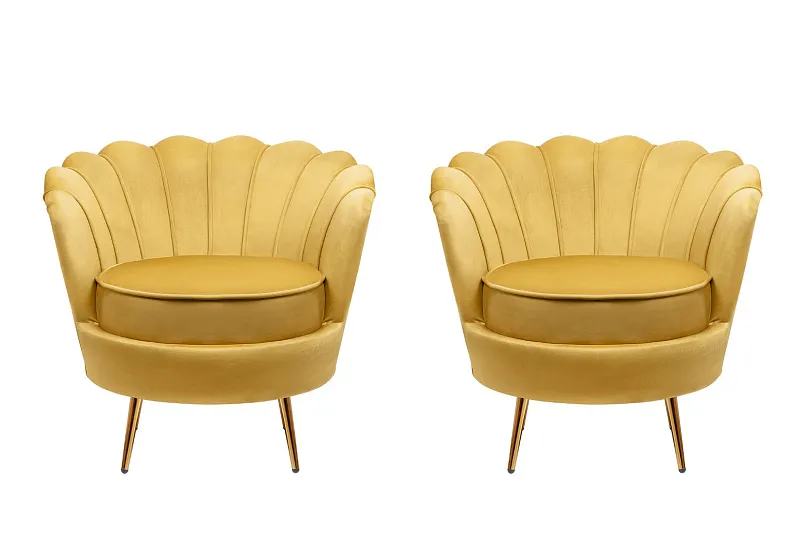Комплект кресел ракушка Pearl Yellow