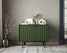 Комод с двумя дверками "Эмерсон (Emerson)" арт EM02/green/L №3