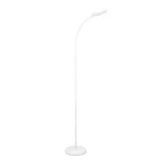 купить 902179 Светодиод торшер с регулировкой цветовой температуры LAURO, 1X5,5W(LED), 2700K, 4000K, 6500K, 600lm, пластик, белый в интернет-магазине