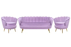 фото Комплект кресел и дивана ракушка Pearl Triple Purple