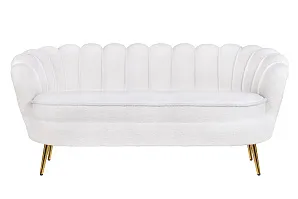 красивый Трехместный диван ракушка для гостиниц Pearl Triple Boucle на заказ