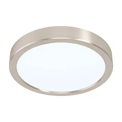 купить красивые 99219 Светодиодный накладной светильник FUEVA 5, 17W (LED), ?210, H28, 2000lm, 3000K, сталь, никель в интернет-магазине