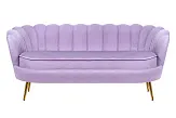 Диван ракушка для гостиниц Pearl Triple Purple №0