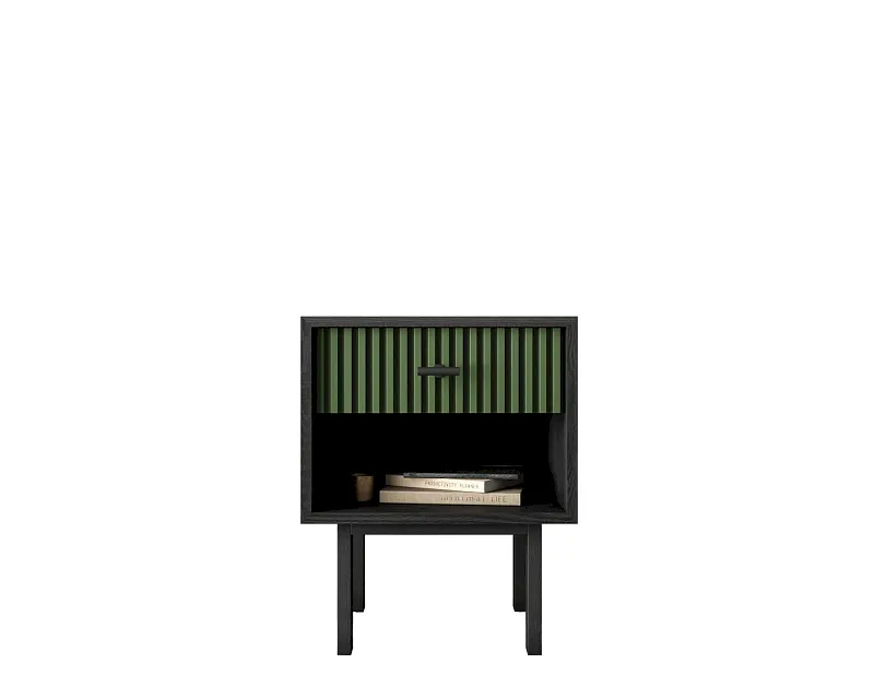 Тумбочка с верхним ящиком "Эмерсон (Emerson)" арт EM11/green/L в Москве Тумбочка с верхним ящиком "Эмерсон (Emerson)" арт EM11/green/L