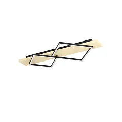 901929 Светодиодный настенно-потолочный светильник BOYAL, 1X13W 1X15W(LED LED), 3000K, 1750 2050lm, сталь, дерево, черный, коричневый, белый на заказ в интернет-магазине
