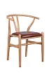 Стул ретро Wishbone Brown №1