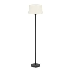 красивые 901265 Торшер FEBRES, 1х60W (E27), H1530, ?350, сталь, черный, текстиль, белый на заказ