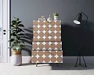 Комод высокий "Бербер (Berber)" принт 17 арт BB10/Print_17 №3