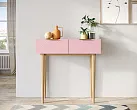 Консоль с двумя ящиками "Лайн (Line)" LN16/GR1/pink №3